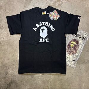 Bape Black and White Short Sleeve Tee